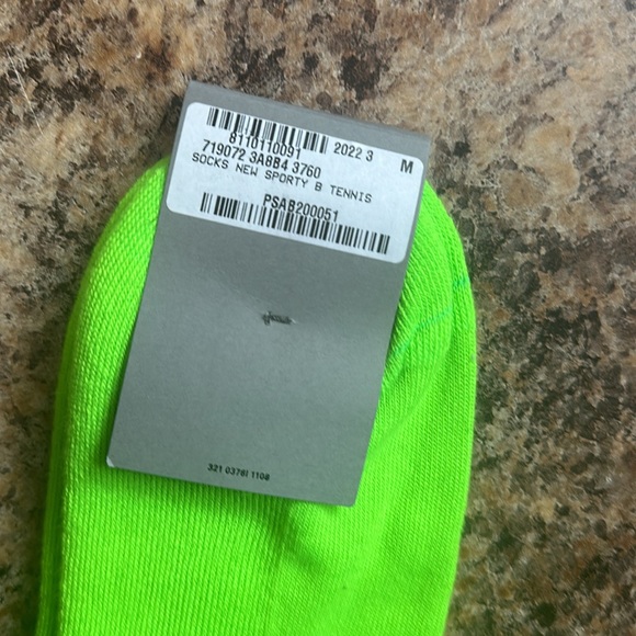 Balenciaga lime green socks UNISEX - Picture 4 of 5